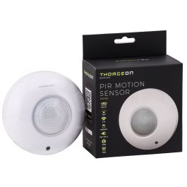 Senzor IR stropni 360°, 6m, R:1200W/LED:300W bel IP20