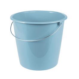 Vedro s kov. ročajem 5l Erik, nordic blue fi24,5x20cm 
