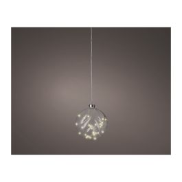 Krogla steklena viseča mikro 30 led, fi 14 cm, Kaem.