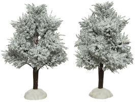 Smrečica novoletna zasnežena 14 cm, set 2/1, Kaem.