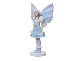 Figura vila modro/roza na podstavku 50 cm, Kaem.