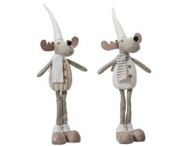 Figura božična jelenček bež 60 cm, Kaem.