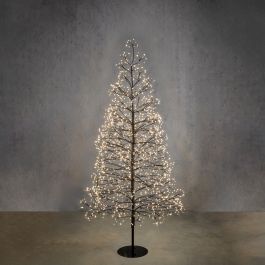 Drevo božično 2100 led, toplo bela s časovnikom 180x80 cm, IP44, Edel.