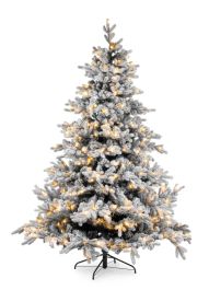 Smreka novoletna zasnežena 450 led, Albero Massive 210 cm, Bizz.