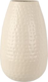 Vaza kovinska 30cm, bela
