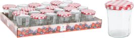 Kozarec za vlaganje s karo pokrovom, 190ml
