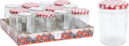 Kozarec za vlaganje s karo pokrovom, 450ml
