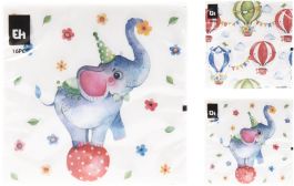 Serviete papirnate  33x33cm set 16/1 dekor  otroški
