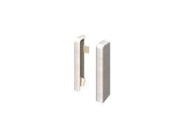 ZAKLJUČEK PVC cubical, L/D, hrast beli, 2/1, za L664