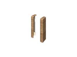 ZAKLJUČEK PVC cubical, L/D, hrast rdeče rjav, 2/1, za L667, L727, L731, L670, L735