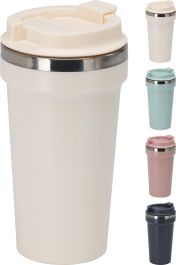 Lonček potovalni 500ml, 17cm, razl. barve
