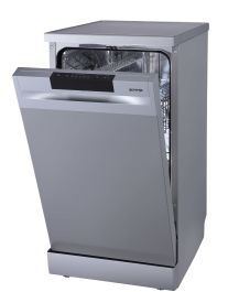 Pomivalni stroj Gorenje GS520E15S, širina 44,8 cm, 9 pogrinjkov, popolni AquaStop, siv