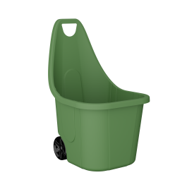 Voziček vrtni 60 L, zelen