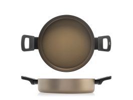 Kozica nizka z dvema ročajema Balance Borghese, 24cm
