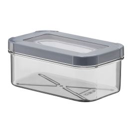 Posoda za shranjevanje hrane Optimo, 1,2l, pvc, siv pokrov
