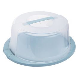 Pladenj s pokrovom  za torto Ricardo, 33,5x38x17cm, nordic blue, pvc, 
