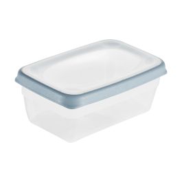 Posoda za hrano Franco 0,6l, 15x10x6cm, nordic blue transparent, pvc
