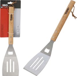Lopatica za žar, lesen ročaj, BBQ 41 cm,  Kop.