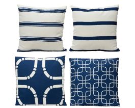 Blazina white blue 45x45cm, 4 motivi
