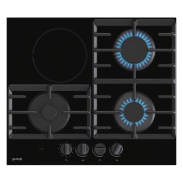 Kuhališče kombinirano Gorenje GCE681BSC, širina 60 cm, 3x plin, 1x steklokeramika