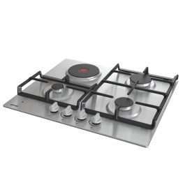 Kuhališče kombinirano Gorenje GE680X, širina 60 cm, 3x plin, 1x elektrika, inox
