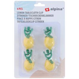 Obtežitev za namizne prte, limona set 4/1, 2,5x2,5x7,5cm
