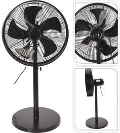 Ventilator samostoječi fi 45 cm, 50 W, črn
