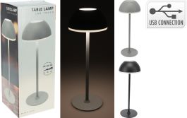Svetilka namizna črna led 30x10x10 cm, Koop