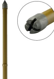 OPORA JEKLENA PLASTIFICIRANA RJAVA 210 cm / 16 mm
