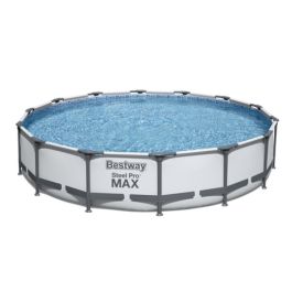 Bazen s kovinskim ogrodjem Steel Pro Max, fi 427 x v 84 cm, Bestway, Ed.