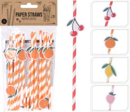 Slamice papirnate set 16/1, poletno sadje
