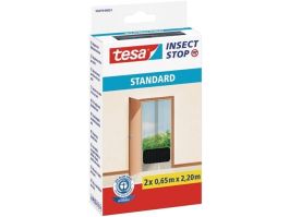 Mreža proti mrčesu za vrata Insect Stop Standard, črna, 2,2 x 0,65m (2x)
