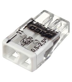 Hitra inštalacijska sponka WAGO 2P 0,5-2,5mm2 za trdo žico 450V 24A 100kos Wago