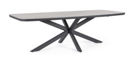 Miza vrtna ISACCO antarcit 240x110, Bizz.