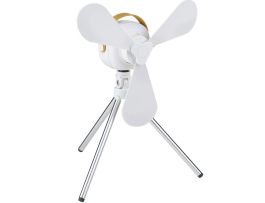 Ventilator namizni baterijski USB 2000mAH, fi 12 cm 