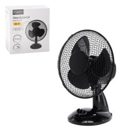 Ventilator namizni 9080,  fi 27 cm, 25 W, črn
