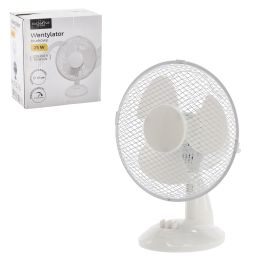 Ventilator namizni 9066,  fi 27 cm, 25 W, bel
