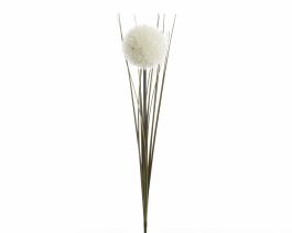 Okras novoletni allium bel z bleščicami fi 7 cm, v 66 cm, Kaem.