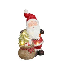 Figura božiček s smrečico led 44 cm, Edel.
