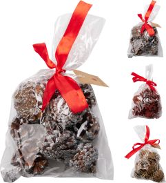 Storži zasneženi dekorativni 100 gr, Koop.