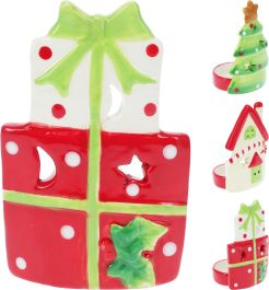 Svečnik za čajno svečko XMAS, 7X11cm
