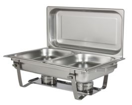 Posoda za ohranjanje tople hrane Chafing, dvojna, 9l
