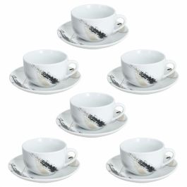 Skodelice za kavo Madison Poivre 260ml, 6/1, porcelan
