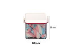 Doza za hrano, vakuumski pokrov, 600ml, pvc 
