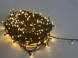Lučke 480 led, toplo bele, 8 funkcij utripanja s časovnikom 36 m, IP44
