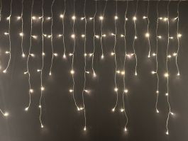 Lučke 360 led ICICLE toplo bela  8 funkcij spomina s časovnikom, zavesa, 6 m, IP44