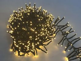 Lučke 768 led toplo bele grozdne s programatorjem s časovnikom 5,5 m, IP44

