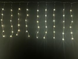 Lučke 240 led toplo bele 11 funkcij utripanja s časovnikom, zavesa 6 m, IP44
