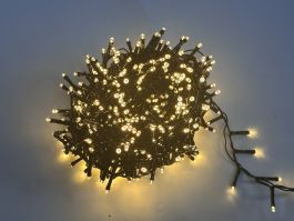 Lučke kačje 500 led toplo bele z 10% utripajočo žarnico, s časovnikom, 10 m,  IP44
