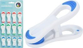 Ščipalke  za perilo, pvc, set 1/12
